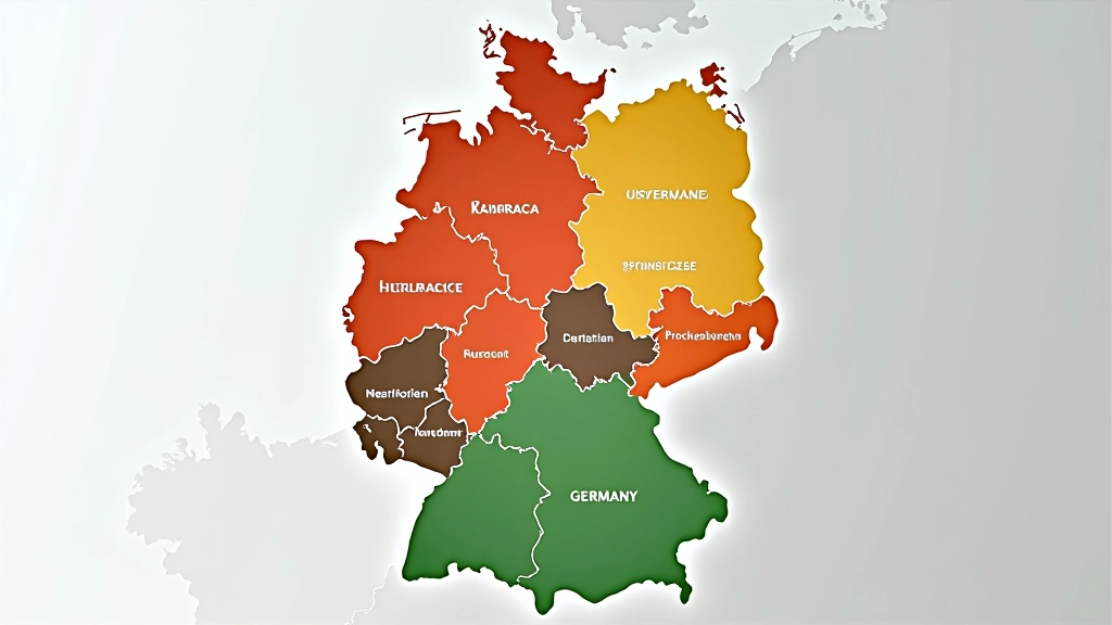 Deutschland-Karte mit regionalen Lohnunterschieden und Kaufkraftentwicklung nach Bundesländern