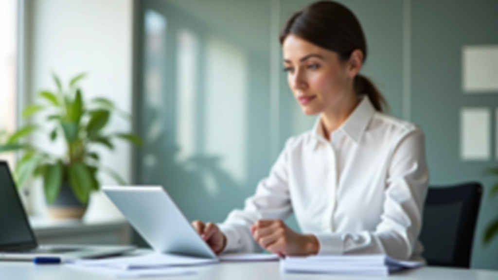 Arbeitgeber füllt Antrag für Kurzarbeit mit Unterstützung von Personalfachkraft aus